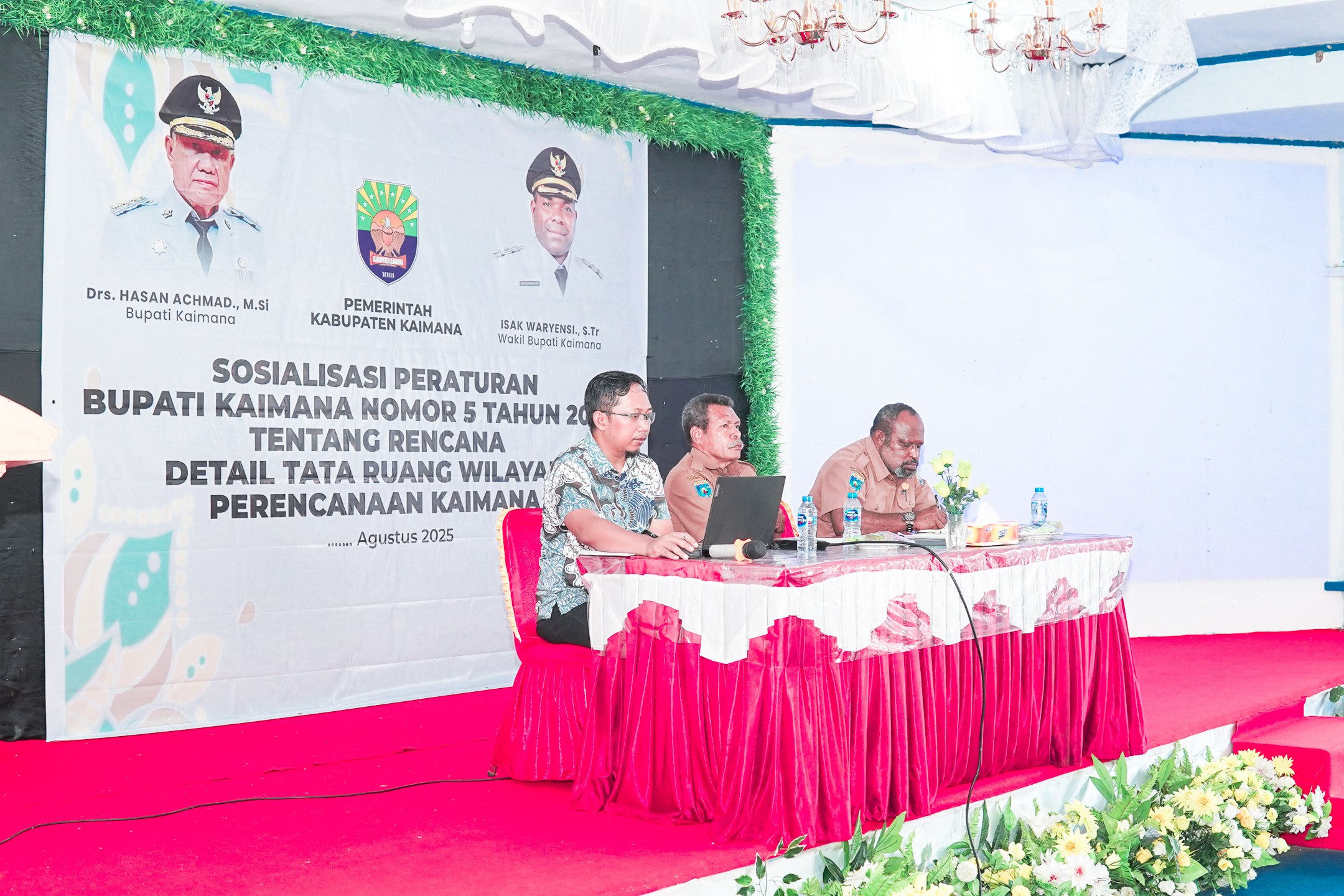 Read more about the article Bappeda Kabupaten Kaimana Sosialisasi Perbup Nomor 5 Tahun 2025 Tentang RDTR