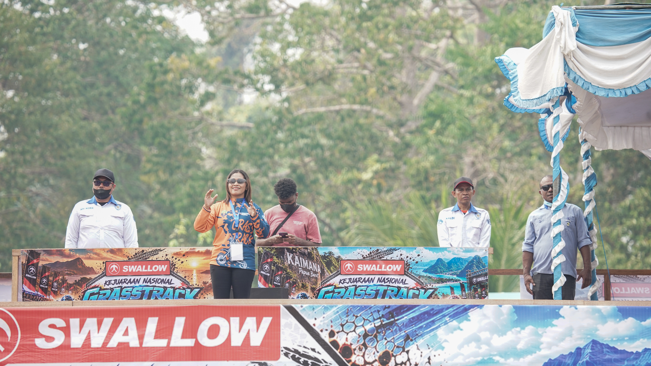 Bappeda Litbang Kaimana Hadiri Kejurnas Grasstrack Region VI Seri II Papua Barat di Kaimana